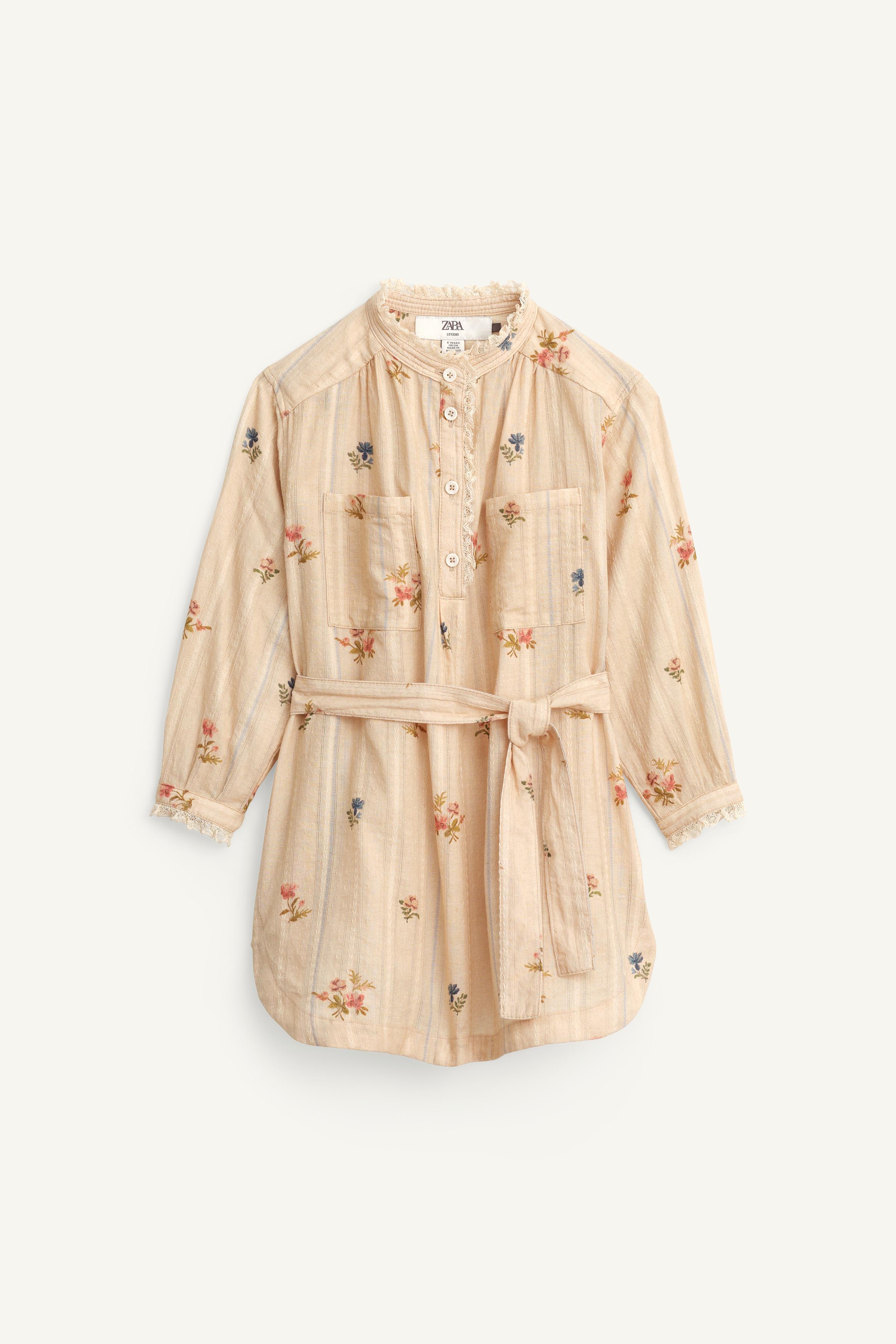 LIMITED EDITION FLORAL PRINT SHIRT DRESS